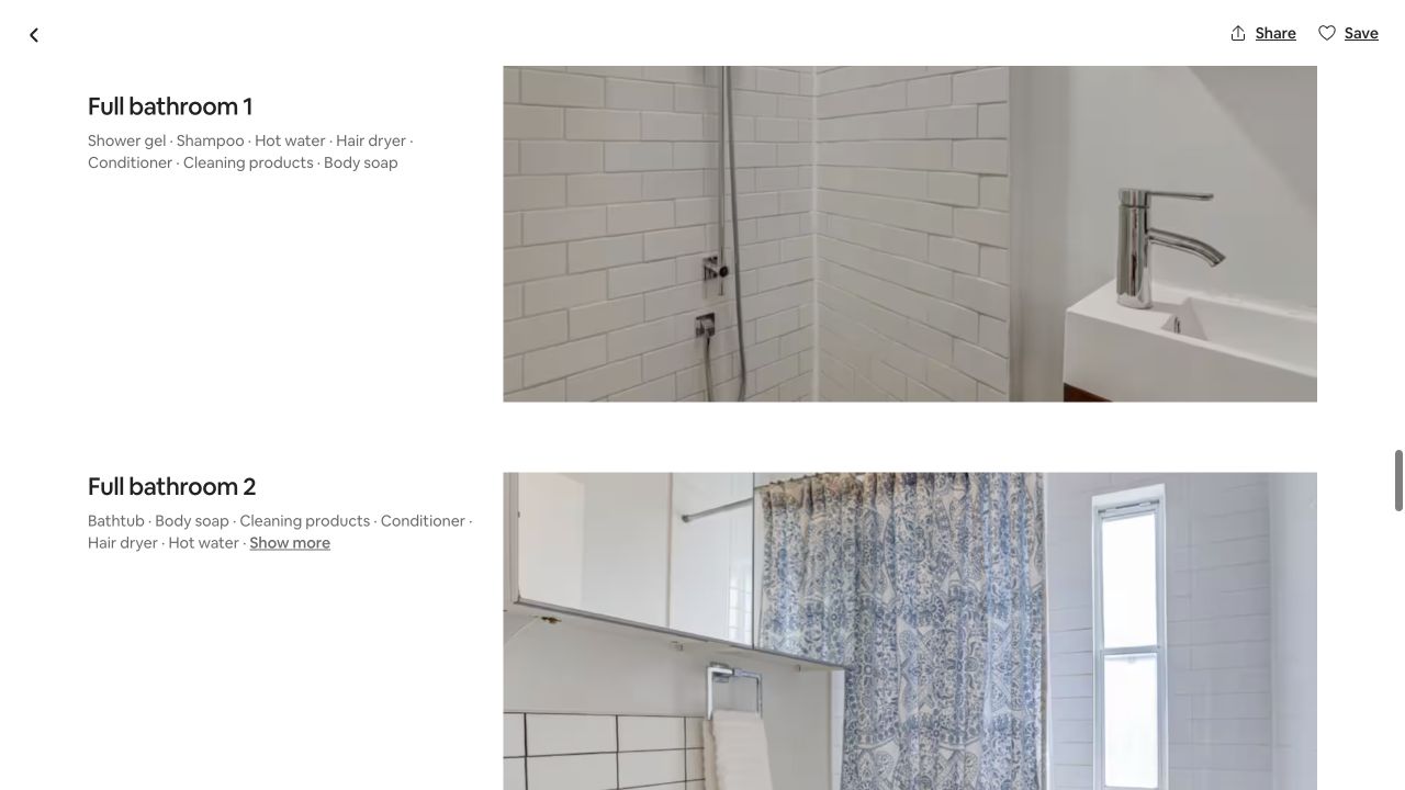 Audited shower evidence for Grapevine Paradise
