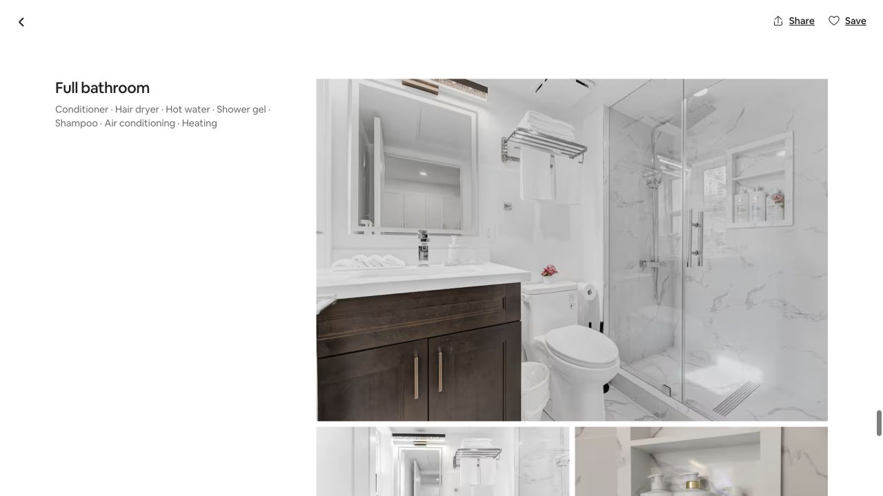 Audited shower evidence for Stylish New Build | 2BR • Free Parking • TTC