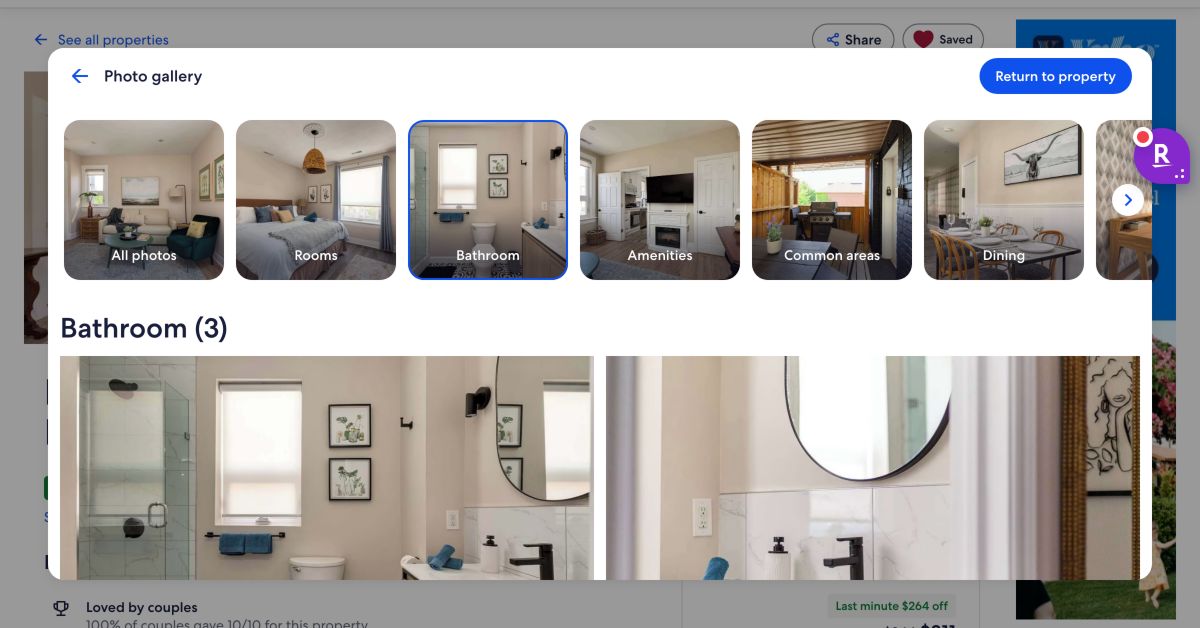 Audited shower evidence for Leslieville Beach Suite w Private Patio & BBQ
