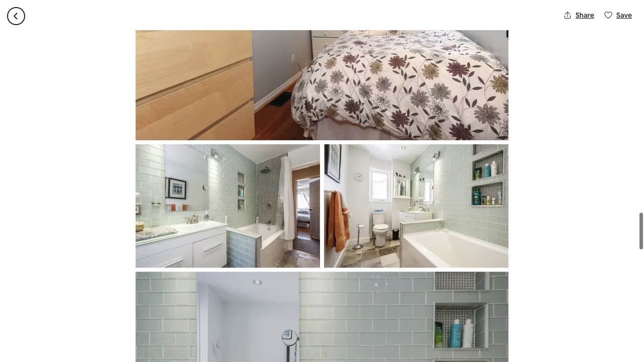 Audited shower evidence for Charming Cozy Home In Leslieville.