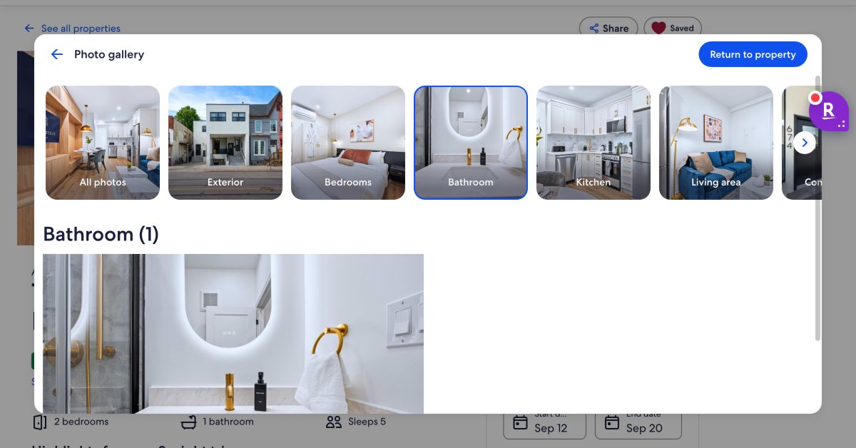 Audited shower evidence for The Gerrard | Brand New Riverdale Basement Suite